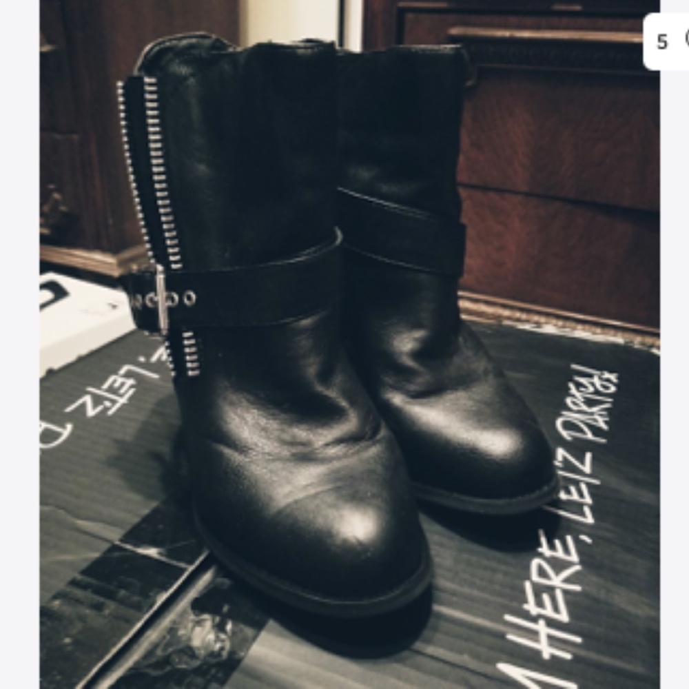 Black Booties - Picture 2 of 3